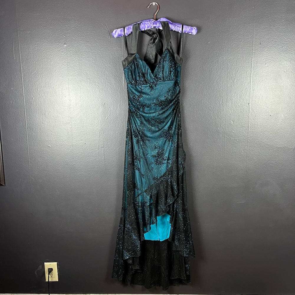 y2k goth fairy prom gown